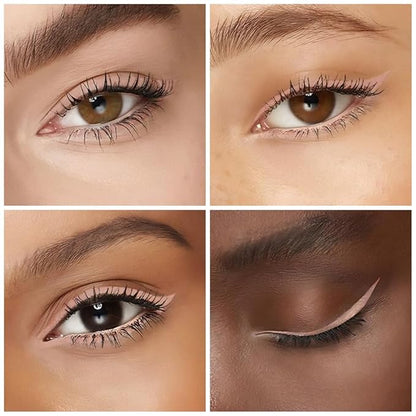 evpct 1Pcs Bright Nude Gel Eyeliner Pencil Eye Black Face Paint Stick Makeup Set Waterproof Matte Cream Crayon Eyeliner Pencil Set Cat Eye Liners Eyeshadow Guide delineador de ojos contra el agua