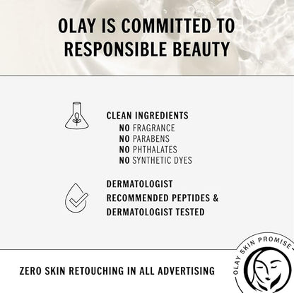 Olay Eyes Shea Butter+Peptide 24 Rich Eye Cream, Fragrance Free, 0.5 oz.