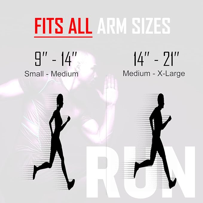 RevereSport iPhone Pro 16/15/14/13/12 Running Armband. Phone Arm Holder for Sports, Gym Workouts and Exercise