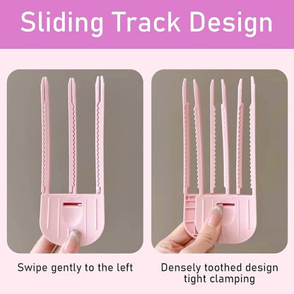2Pack Hair Volume Clips ，Volume Hair Clips for Fluffy Bangs, Easy High Crown Volumizing Hair Clips for Women，Root Clips for Curly Hair Volume Tool Natural Voluminous Look (Black)