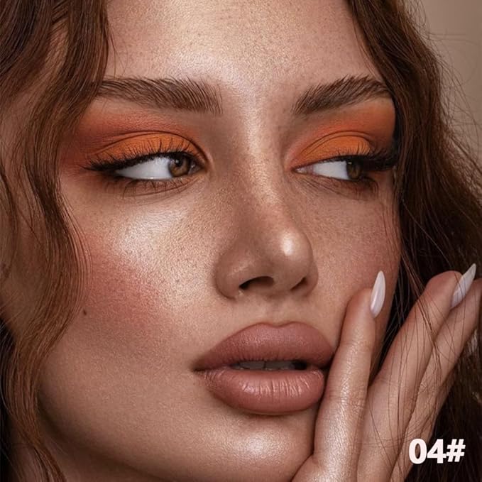Nude Brown Maroon Bronze Eyeshadow Palette,Natural Neutral Soft Small Cream Eyeshadow Palette,Highly Pigmented Eye Shadow Palette Long Lasting Naturing-Looking Make Up Pallets for Women,Vegan