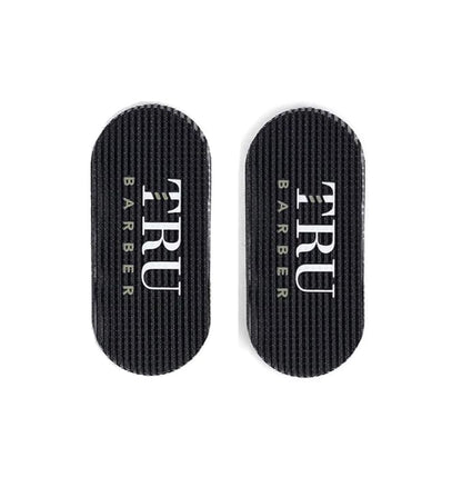 TRU BARBER HAIR GRIPPERS ® 3 COLORS BUNDLE PACK 6 PCS for Men and Women - Salon and Barber, Hair Clips for Styling, Hair holder Grips (Red/White/Black)