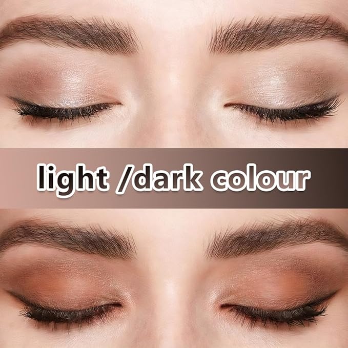 16Color Matte Shimmer Eyeshadow Palette, Natural Nude Brown 16Color Series Eye Shadow Palette Makeup, Warm Glitter Sparkly Eyeshadows Long Lasting Waterproof Naturing-Looking Women Girls Eye Shadow