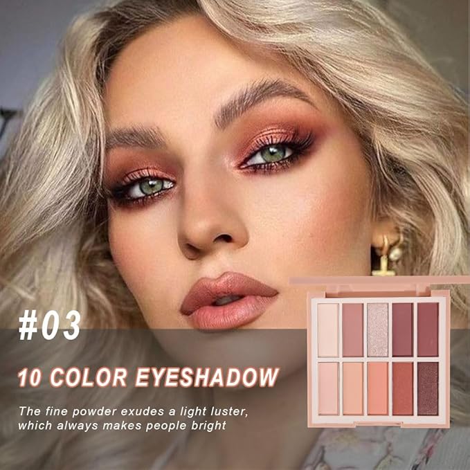 Neutral Natural Eye Shadow Palette,Matte Nude Pink Brown Naked Cream Eyeshadow Palette,make up pallets for women Highly Pigmented Eyeshadow for Eyes Long Lasting Naturing-Looking,Blendable,Vegan