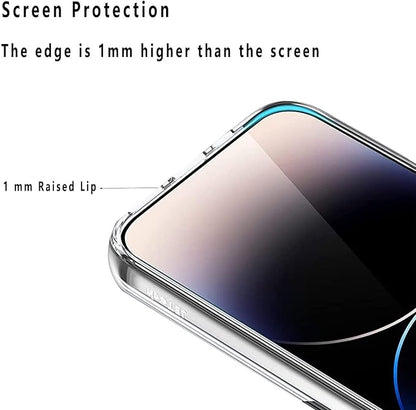 for iPhone 16 Pro Bumper Case Clear, Slim Fit No Back Design Soft TPU Bumper Frame Excellent Heat Dissipation Wireless Charging Compatible 4 Corners Raised Shockproof (Clear)