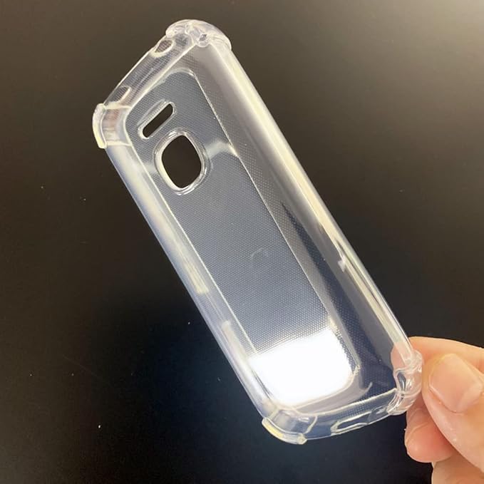 Ytaland for Nokia 225 4G 2020 case, Crystal Clear Soft Silicone Shockproof TPU Transparent Bumper Protective Phone Case Cover for Nokia 225