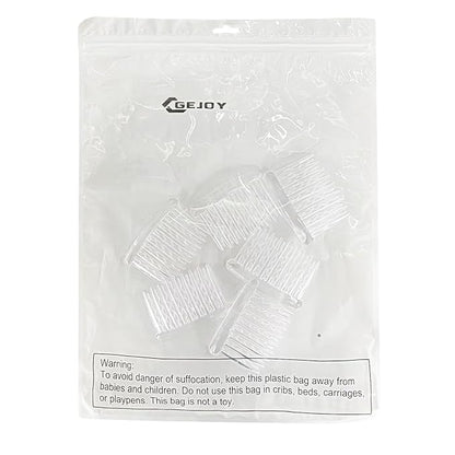 12 Pieces Plastic Teeth Hair Combs Tortoise Side Comb Hair Accessories(Transparent)