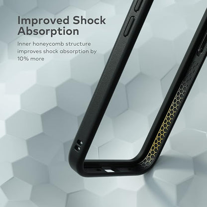 RhinoShield Bumper Case Compatible with [iPhone 13 Pro Max] | CrashGuard NX - Shock Absorbent Slim Design Protective Cover 3.5M / 11ft Drop Protection - Navy Blue