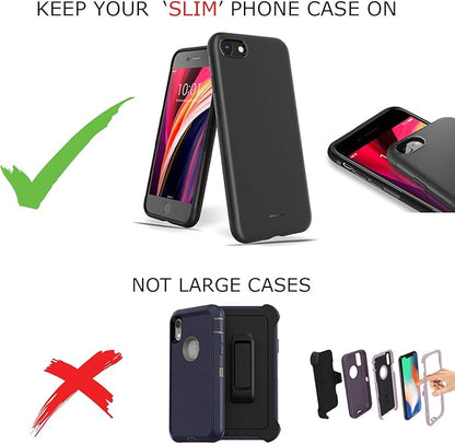 RevereSport Waterproof iPhone 16/15/14/13/12 Running Armband with Extra Pockets for Keys, Cash and Credit Cards. Phone Arm Holder for Sports, Gym Workouts and Exercise