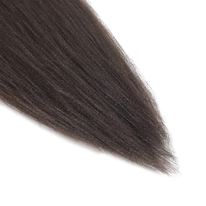 8 Packs Braiding Hair,24 Inch Yaki Texture Braiding Hair Pre Stretched,Knekalon Braid Hair Extensions, Hot Water Setting Hair Braids(24''-8packs,4)