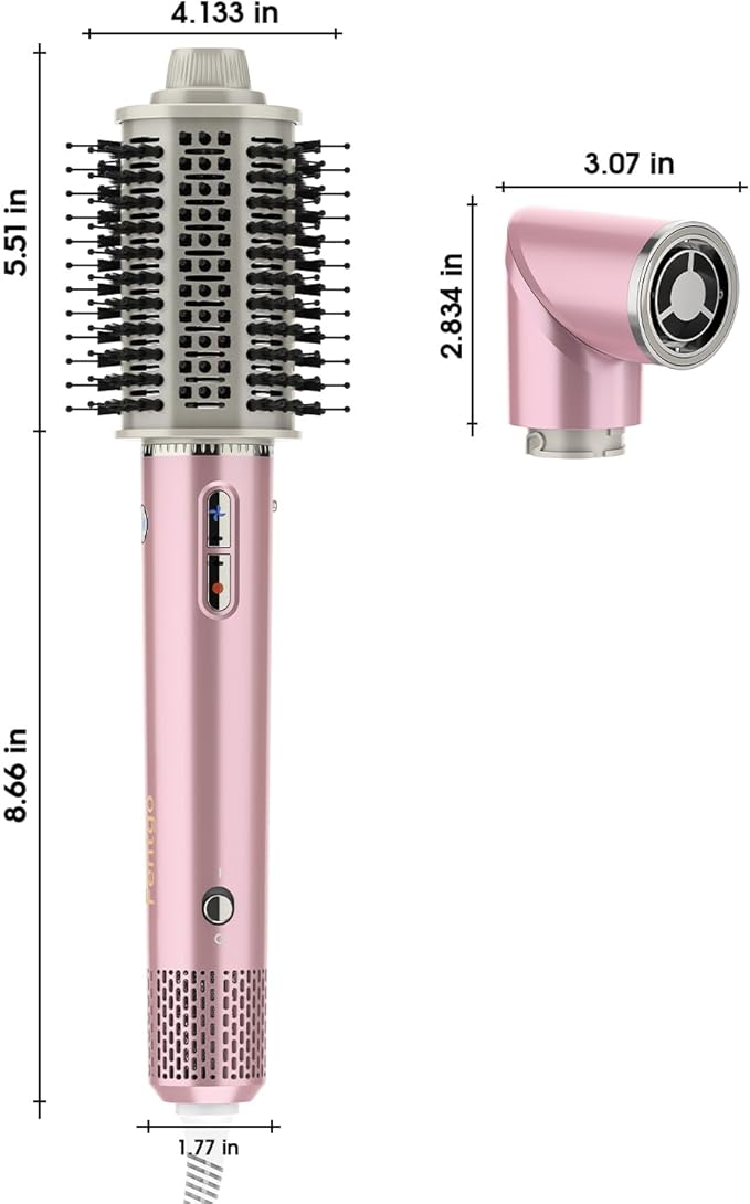 2IN1 Hair Dryer Brush hot air Brushes Volumizing for Fast Drying 1400W high Speed Multi Hair stylers for All Hair Types