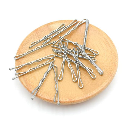 220 Ct 1.38 Inch Mini Silver Gray Cute Bobby Pins with Metal Box, Small Hair Bobby Pins for Buns, YINGFENG Premium Gray Hair Pins for Kids, Girls and Women, Great for All Hair Types