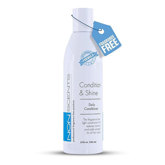 Nonscents Original Formula Natural Conditioner for Dry Hair, Cleansing for Women & Men, Cruelty-Free & Sulfate-Free Unscented, Made in USA