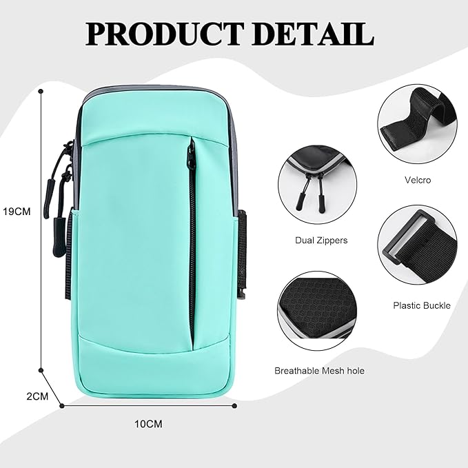 Phone Holder for Running Armband Women Men Kids Arm Bag,Armband Cell Phone Holder for iPhone 15 14 13 12 11 Pro Max Xs Xr X 8 7 6 Plus SE Mini Galaxy Ultra S24 Note Sports Gym Arm Band Pouch