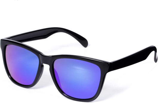 COLOSSEIN Sunglasses Womens,Classic Square Frame UV400 Mirrored Lens,Sunglasses Fit For Beach,Vacation,Driving