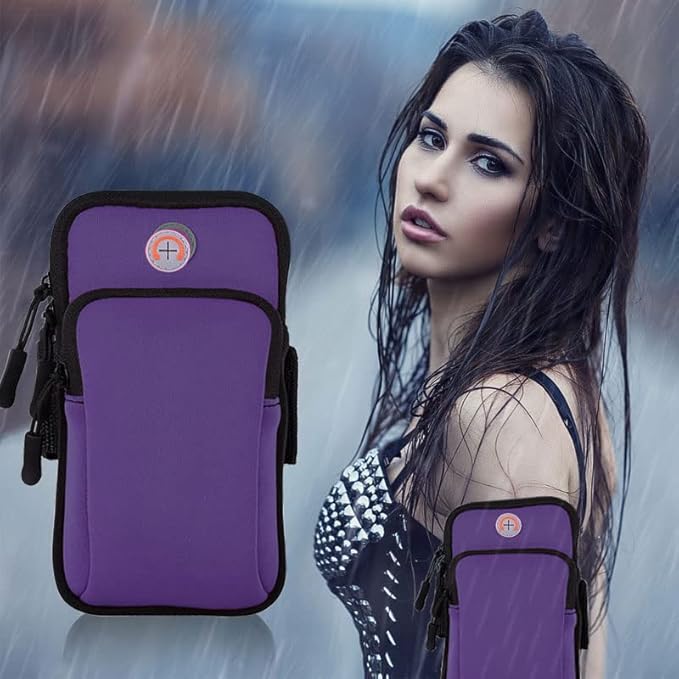 Running Armband Cell Phone Holder for iPhone 11 12 13 14 15 16e 16 Pro Max Xs X Xr 8 Plus SE Mini,Galaxy S25 S24 S23 S22 S21 Note 20 10,Key,Strap Pouch,Workout Exercise Sports Arm Band Sleeve