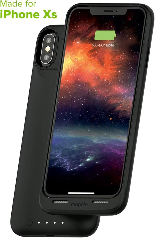 Mophie Juice Pack Air - Wireless Charging - Protective Battery Pack Case for Apple iPhone Xs/X - Black