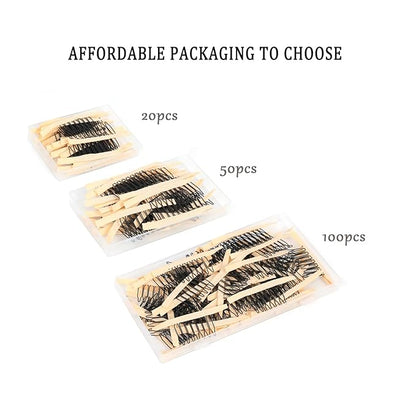 100 Pieces Wig Combs Wig Clips Wig Combs to Secure Wig 7-teeth Wig Accessories Tools For Making Wig Caps Wig Comb (Beige,100 Pcs))