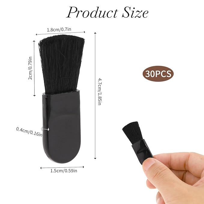 Disposable Cosmetic Brush for Women, 30 Pcs Mini Blush Brush Small Travel Makeup Applicator Portable Powder Brush for Loose Powder Foundation Brush Beauty Tool for Mixing Liquid, Cream