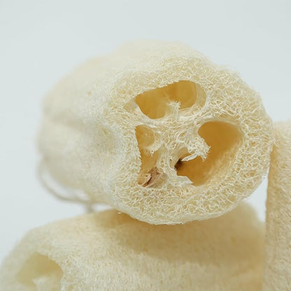 4" Natural Loofah Exfoliating Body Sponge Scrubber for Skin Care in Bath Spa Shower Pack of 4