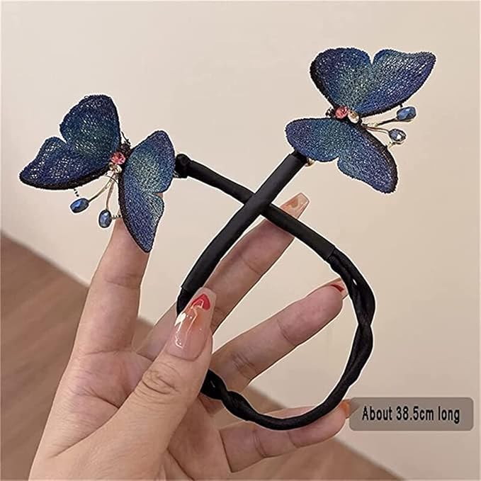 Ins Style Elegant Lazy Hair Curler, Crystal Hair Bun Maker, French Twist Hairstyle Bun Hair Accessories