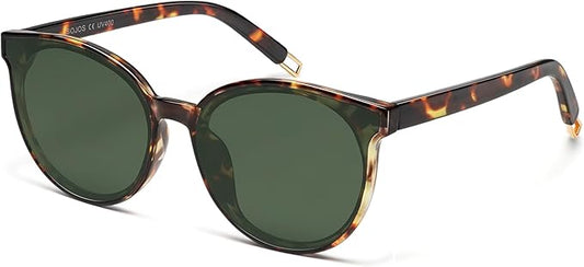 SOJOS Oversized Round Sunglasses for Women and Men