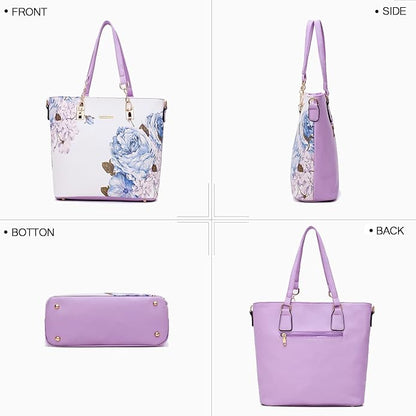 2E-youth Designer Purses and Handbags for Women Satchel Shoulder Bag Tote Top Handle Bag