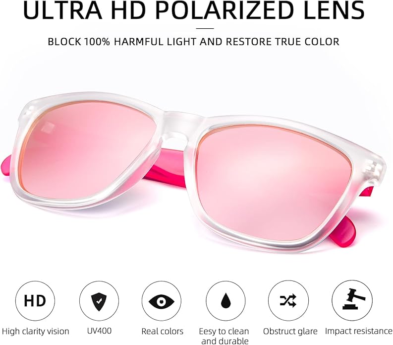 COLOSSEIN Sunglasses Womens,Classic Square Frame UV400 Mirrored Lens,Sunglasses Fit For Beach,Vacation,Driving