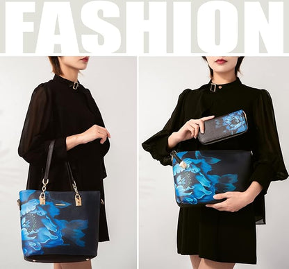 2E-youth Designer Purses and Handbags for Women Satchel Shoulder Bag Tote Top Handle Bag