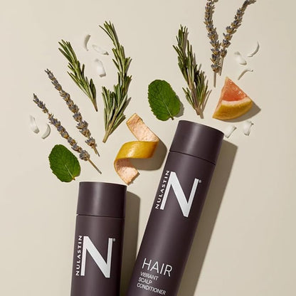 NULASTIN Vibrant Scalp Conditioner - Volumizing Hair Conditioner for Women & Men - Reduce Frizz & Breakage - Enhance Shine - Clinically Tested & Color-Safe - Silicone-Free & Vegan (10 Fl Oz)
