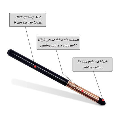 20Pcs Eyeliner Smudge Brush Pencil Stick Set,Professional Sponge Blending Makeup Tool for Eyeshadow and Eyebrow Reusable Applicator