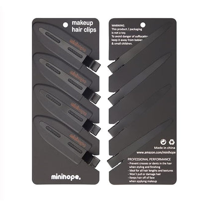 minihope No Crease styling Clips, Big size 3.1inch 8cm,Black,8-count.…