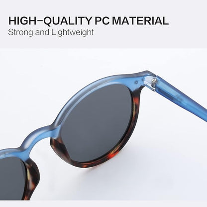 ZENOTTIC Polarized Round Sunglasses, Stylish Sunglasses for Men and Women Retro Classic, Multi-Style Selection