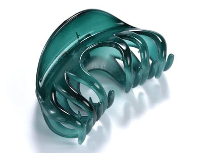 4 Inch Hair Claw for Women, Pretty Clip, Grip for Thick Hair, Niagara Blue