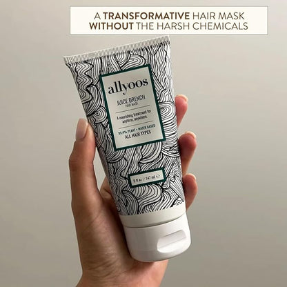 Natural Juice Drench Nourishing Hair Mask | Plant-Based, Cruelty-Free, Clean Haircare (5 oz | 147 mL)