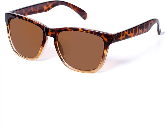 COLOSSEIN Sunglasses Womens,Classic Square Frame UV400 Mirrored Lens,Sunglasses Fit For Beach,Vacation,Driving