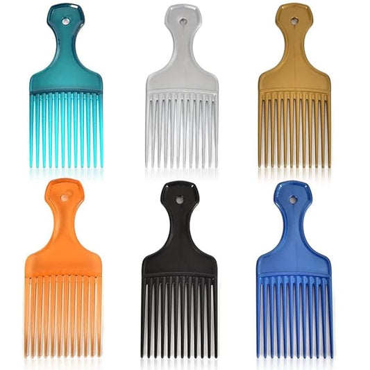 1pc Random Color Salon-Style Hair Pick and Barber Comb, Pick Comb for Curly Hair and Parting Comb Hair Care Comb for Thick Hair Quality Barber Supplies, Styling Tools and Appliances, Hair Combs