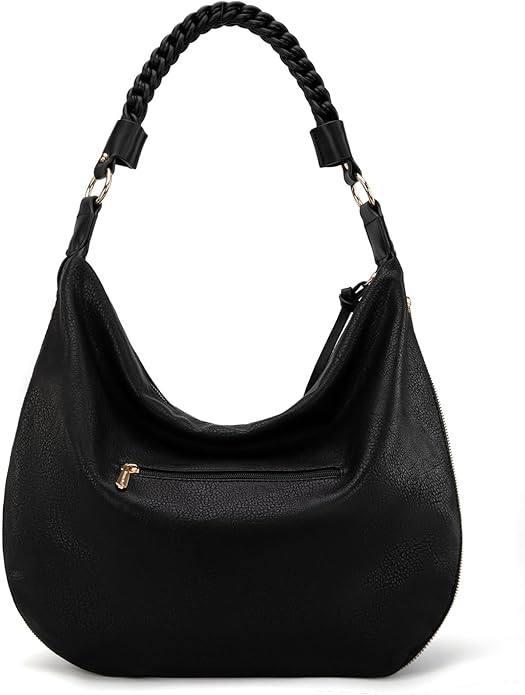 Montana West Large Hobo Bags for Women Slouchy Shoulder Purse Handbag with Zipper and Woven Handle