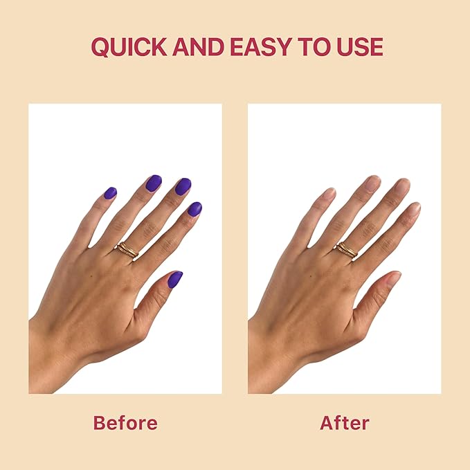 Nourishing Acetone Nail Polish Remover | Professional Quality | Rapidly Removes Natural, Natural, Gel, Acrylic, and Glitter Nails | 8 Fl oz