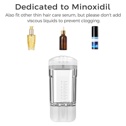 2 Pcs Minoxidil Applicator, Efficient Apply No Messy Hair Serum Applicator Small Minoxidil Applicator Tool, Hair Applicator Bottle Minoxidil Brush Scalp Applicator Comb Dedicated to Minoxidil