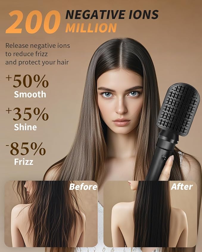 Diffuser Hair Dryer Brush, 7 in 1 Air Wrap Hair Styler, 1400 Watts Blow Dryer for Women, Hair Care Styling Tools, Auto Curling Iron, Multi Hair Styler for Fast Drying Curling Straightening Volumizing