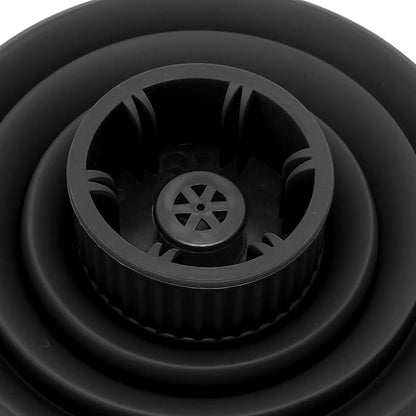 Hair Dryer Diffuser, Styling Tools Appliances Universal Hair Dryer Diffuser Portable Travel Folding Hair Blow Dryer Diffuser (Black)