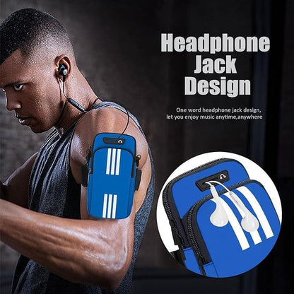 2 Pack Phone Holder for Running Armband Cell Phone Holder,Small Purses for Women Crossbody Bags Kids Men,iPhone 11 12 13 14 15 16 Pro Max Xs 16e Xr X Plus Galaxy Ultra,Workout Sports Arm Band