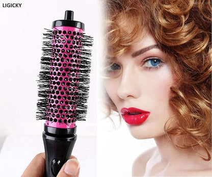 LIGICKY Blowout Brush Set with 2.0’’ Detachable Barrels Round Brushes Hair Styling Tool, 1 Handle 5 Barrels, Medium