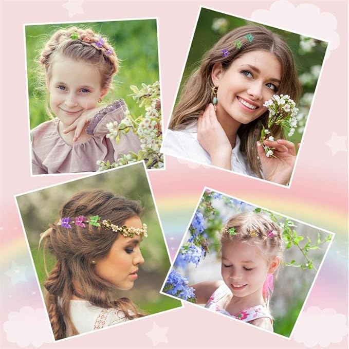 50 Pieces Butterfly Hair Clips Jelly Color Mini Clips , Beautiful Accessories for Women and Girls with Box Packaged , 15 Matte Candy Colors