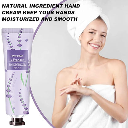 10 Pack Hand Cream for Dry Cracked Hands,Fathers Day Gift for Dad,Teacher Appreciation Gifts,Mom Gifts,Birthday Gifts for Women,Natural Plant Fragrance Mini Hand Lotion Moisturizing Hand Care Cream