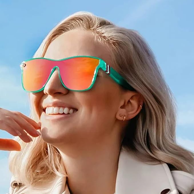 Blenders Eyewear Millenia X2 – Polarized Sunglasses – Flat, Mirrored Lens – 100% UV Protection – For Men & Women