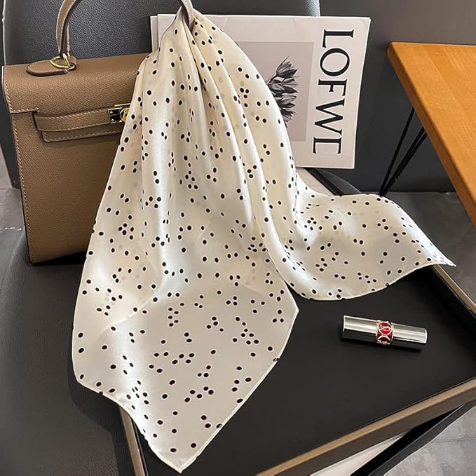 100% Pure Mulberry Silk Scarfs 26"x26" Square Scarf Women Neckerchief Headscarf hair scarf bandana Gift Packed