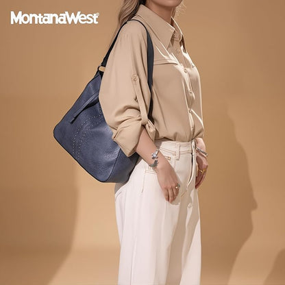 Montana West Hobo Bag for Women Crossbody Purse and Handbags Ladies Chic Shoulder Bags