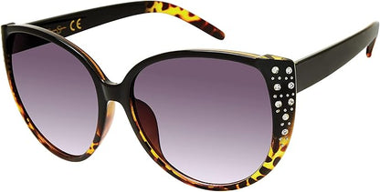 Jessica Simpson Womens J5012 Retro Cat Eye Sunglasses With Uv400 Protection
